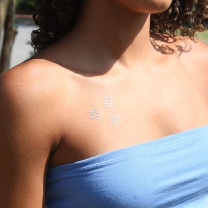 Crystal Tattoo Body Jewelry Four Star Carnival Temporary Crystal Tattoo Sticker